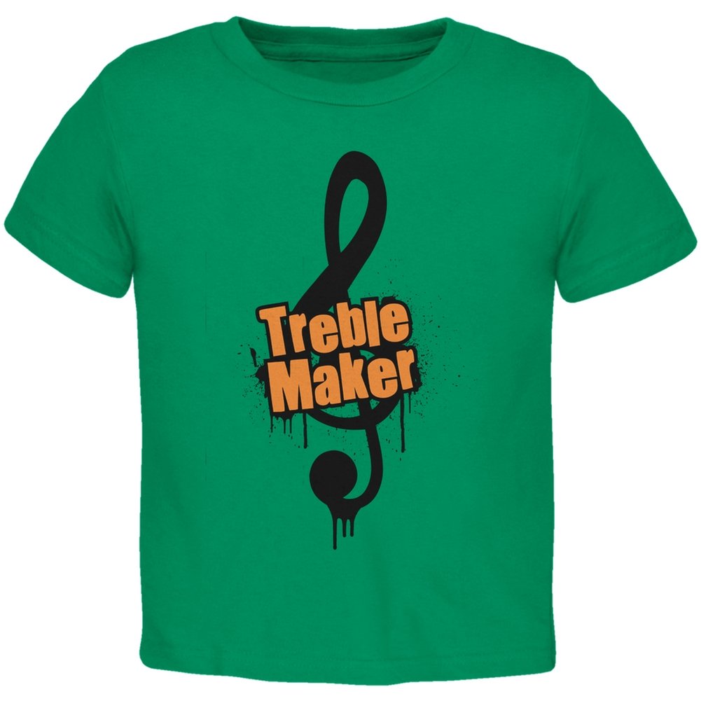 Old Glory Treble Maker Kelly Toddler T-Shirt - 3T Size | Patriotic American Flag Graphic Tee for Boys & Girls | Perfect for Independence Day, Memorial Day & Everyday Play