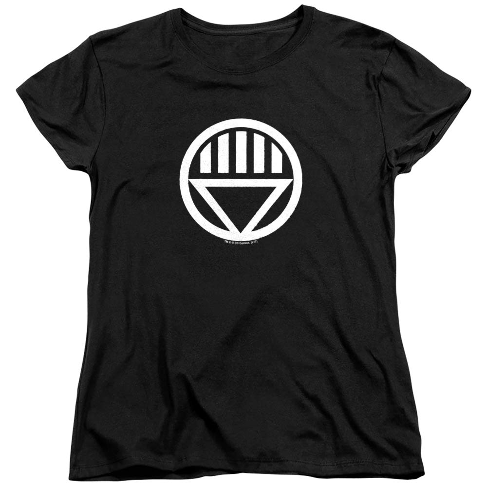 Green Lantern Black Lantern Logo Women's T-Shirt | DC Comics Superhero Graphic Tee | Casual Wear & Cosplay Costume