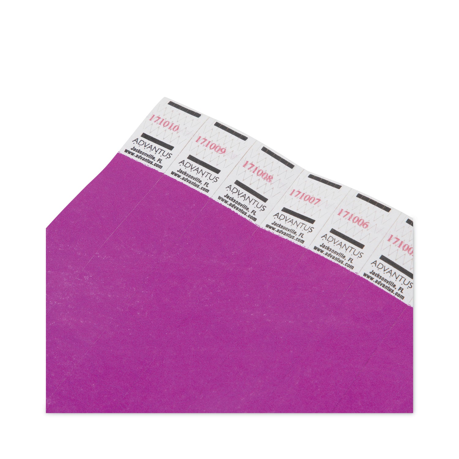 Advantus Numbered Crowd Control Wristbands - 9.75