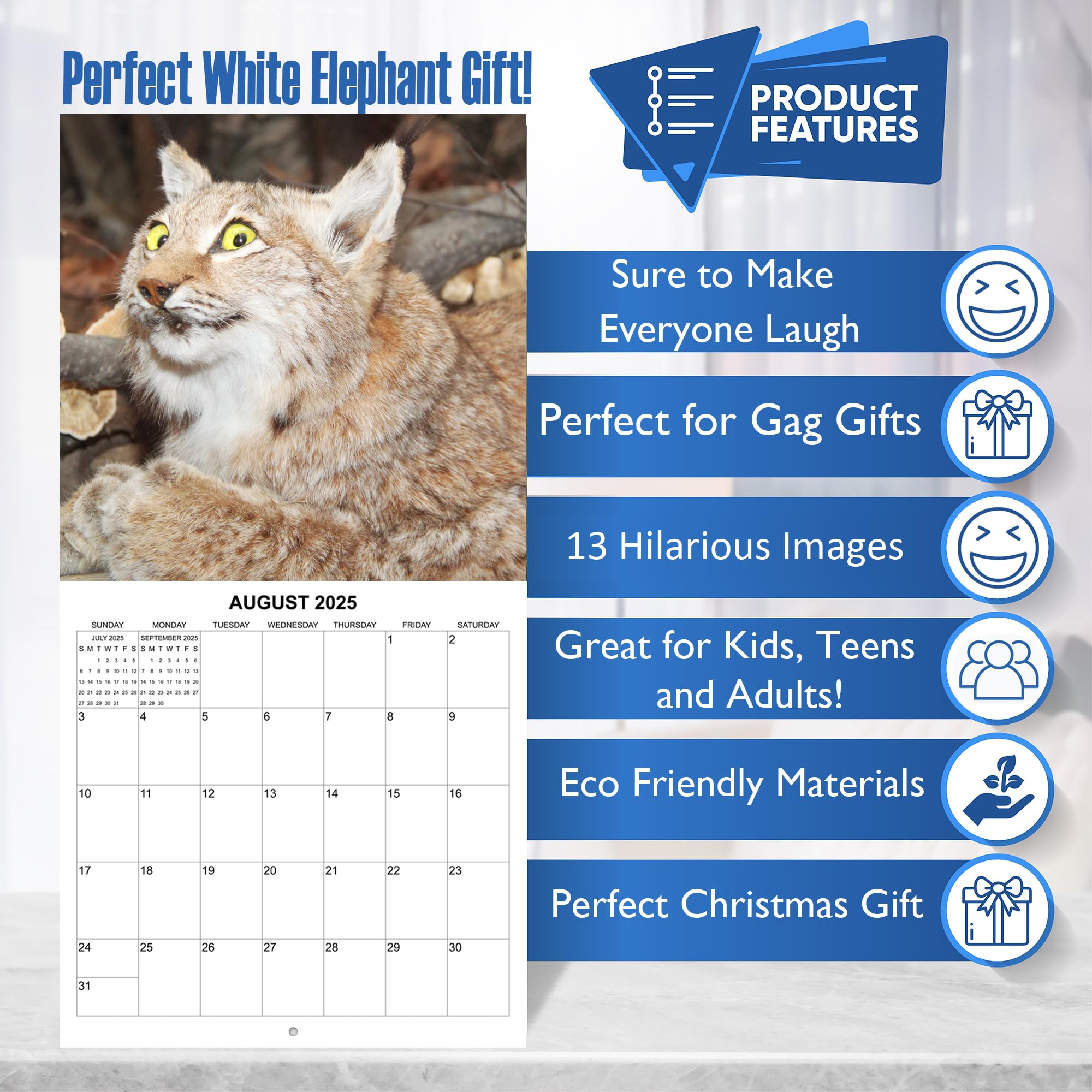 2025 Taxidermy Fails Wall Calendar - 12