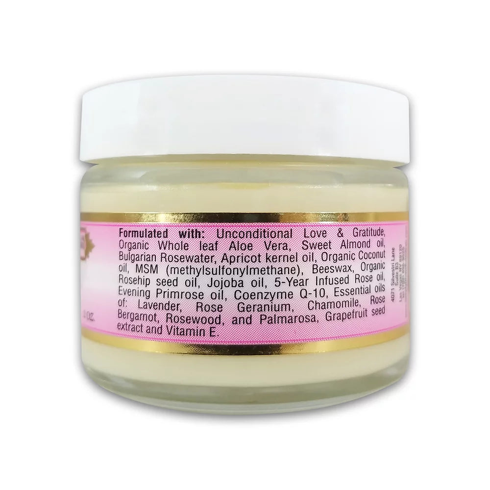 Creme de Rose Heavenly Facial Moisturizer - Hydrating Rose Cream for Dry Skin - Day & Night Face Moisturizer for Women - Perfect for Daily Skincare Routine & Anti-Aging Care