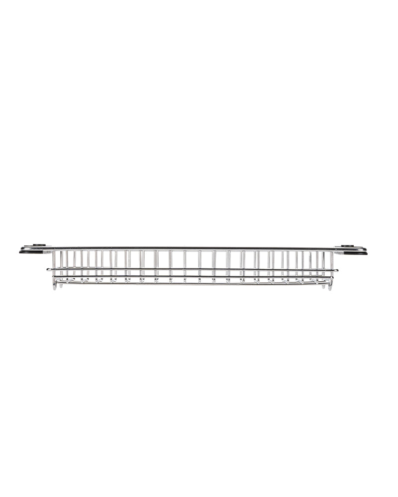 Shallow Mesh Tray Half Unit - Durable Storage Organizer for Kitchen, Bathroom & Office | Perfect for Spice Racks, Makeup Brushes & Desk Supplies