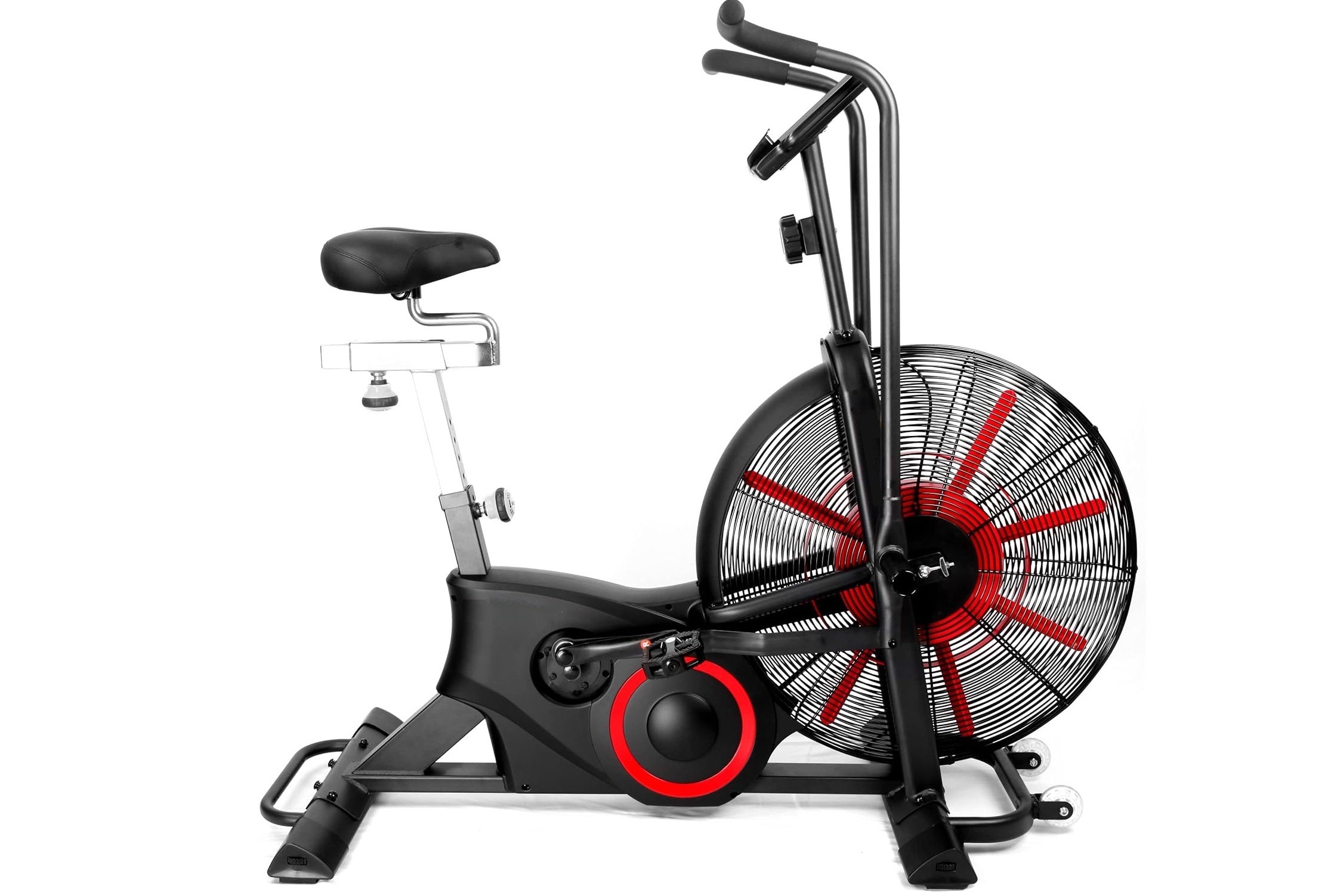 California Fitness AB5 Air Exercise Bike - Quiet Magnetic Resistance Indoor Cycling Bike for Home Gym, Cardio Workout & Weight Loss - Perfect for Small Spaces & Apartment Workouts