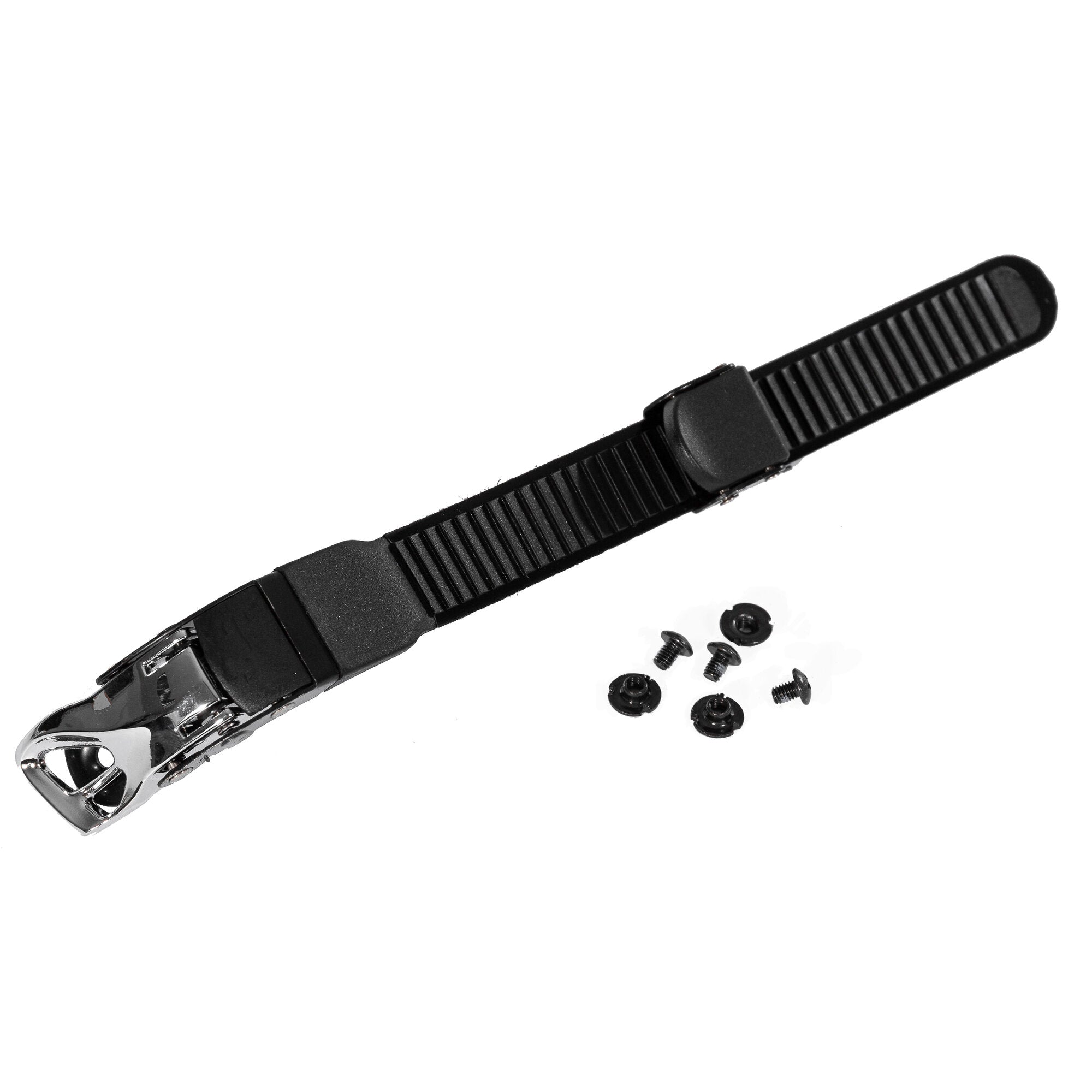 Powerslide Prime Aluminum Buckle Set Complete Silver Left & Right 21.5cm - Perfect for Inline Skates & Rollerblades Replacement Parts
