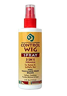 AFRICAN ESSENCE 3-in-1 Control Wig Spray - 4oz | Hair Styling, Frizz Control & Shine Enhancer for Natural & Synthetic Wigs - Perfect for Daily Use, Special Occasions & Protective Styling