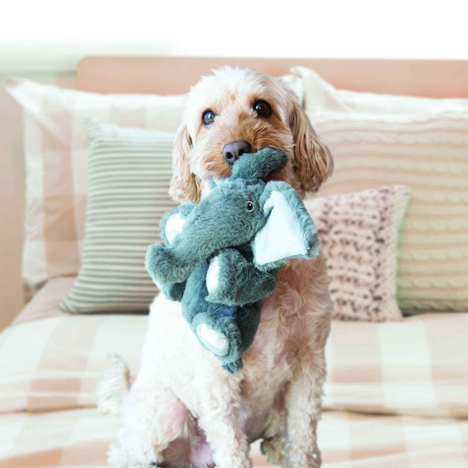 Kong Comfort Kiddos Bear Plush Toy with Removable Squeaker - Soft Stuffed Animal for Kids, Perfect for Playtime, Cuddling & Comfort