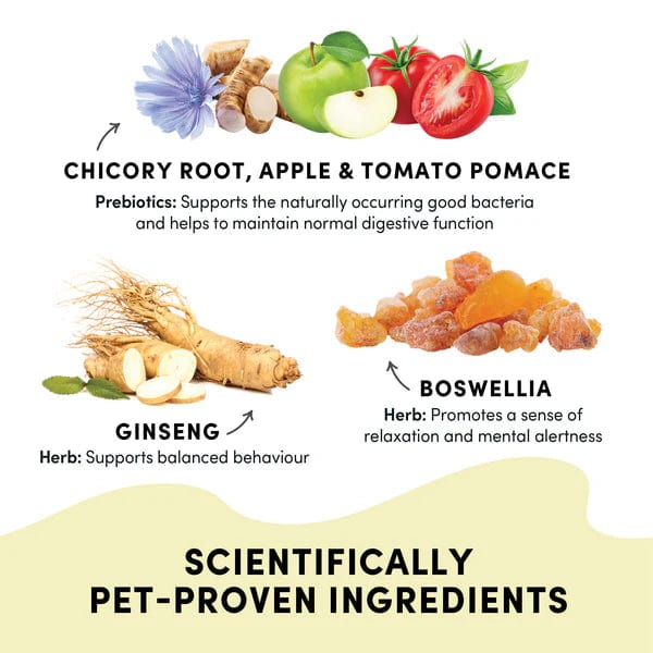 Crump's Naturals Gutsy Happy Bites Dog Treats - Grain Free, Digestive Health Snacks for Small & Large Dogs - Perfect for Training Rewards and Anytime Treats