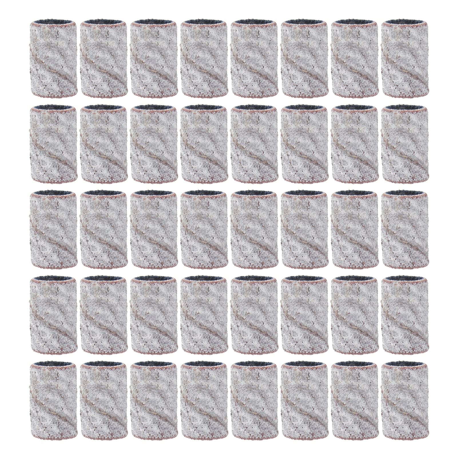 SOLUSTRE 100Pcs Sanding Bands for Nail Drill - Durable Grit File Sand Bands for Manicure & Pedicure - Nail Drill Bits for Professional & Home Use - Perfect for Salon, DIY Nail Art & At-Home Nail Care
