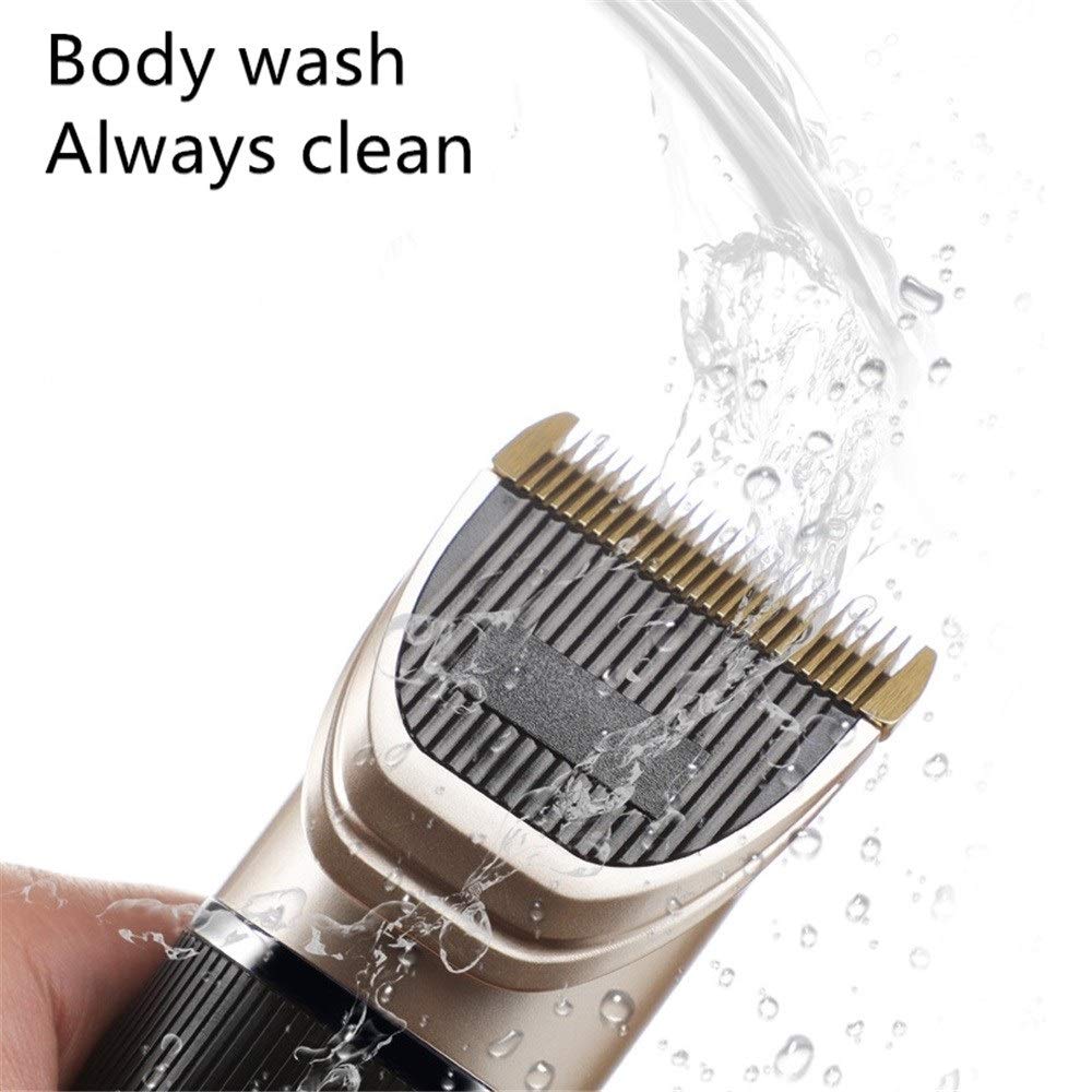 Professional Rechargeable Electric Hair Clipper for Men & Kids - Cordless Hair Trimmer with Fade Feature, Quiet Household Shaver for Home & Travel Use