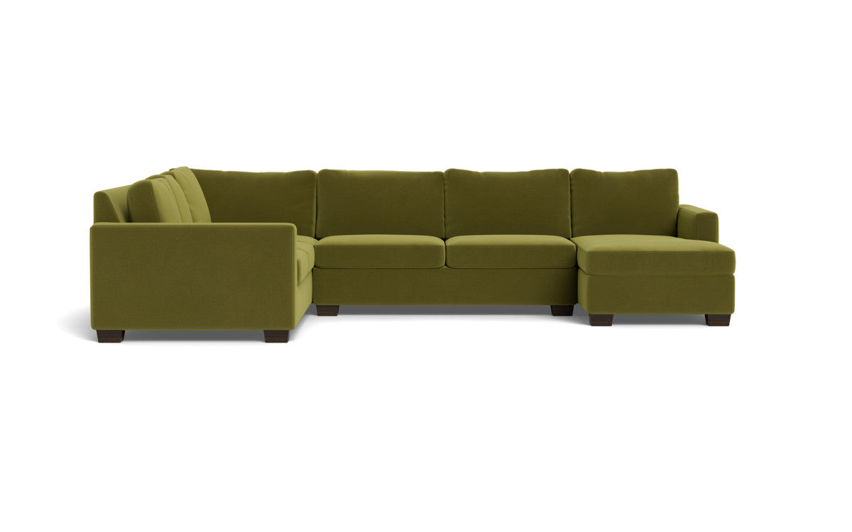 Track 141 Modern L-Shaped Sectional Sofa with Right Chaise Lounge - Perfect for Living Room, Home Theater & Family Gatherings
