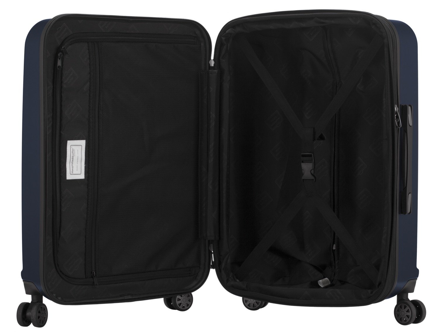 Premium Hauptstadtkoffer 3-Piece Luggage Set - Durable Dark Blue Matte Finish Suitcase for Travel, Business Trips & Vacations | Carry-On, Checked & Weekender Bags Included