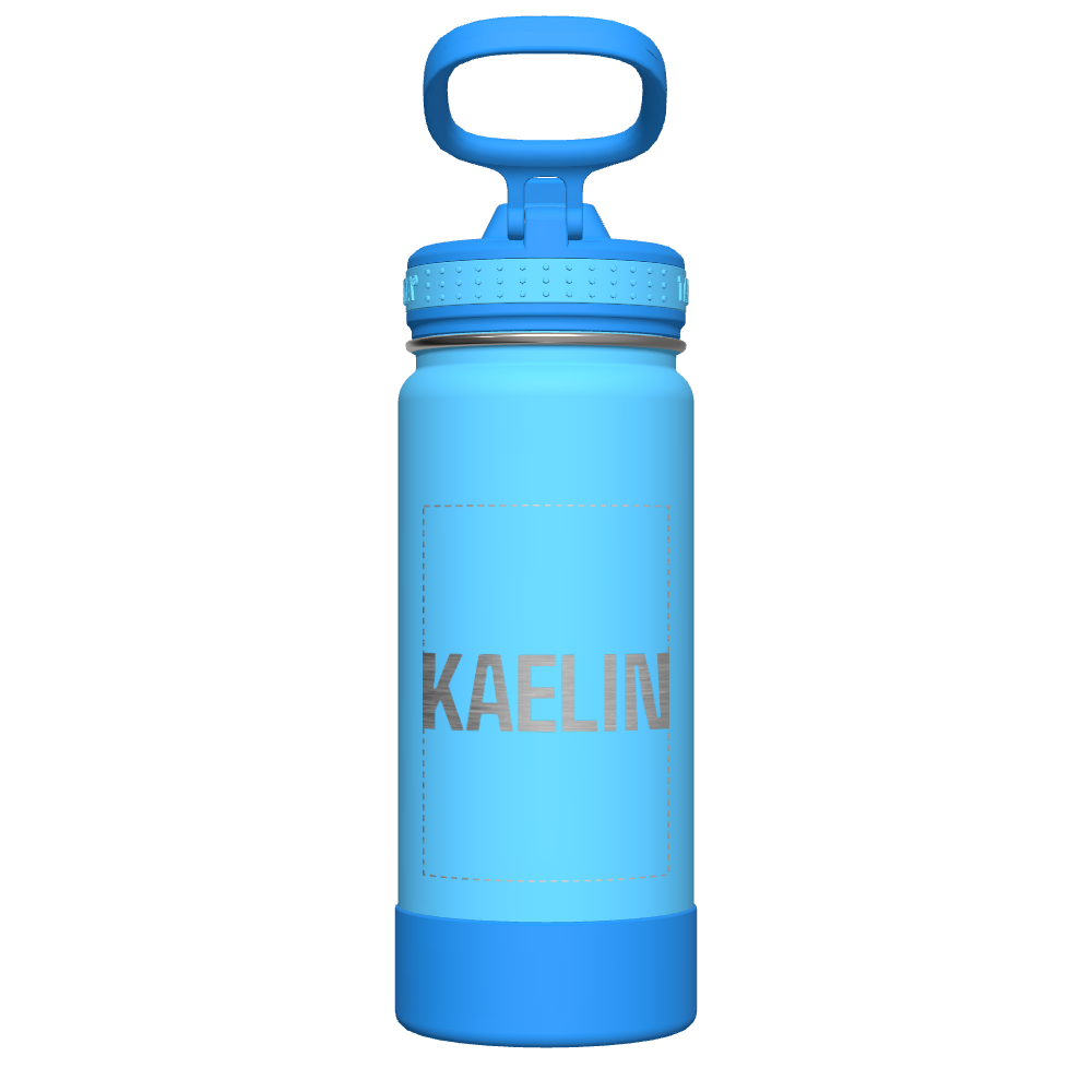 Active Kids Water Bottle with Straw Lid - Customizable & Leak-Proof | Perfect for School, Sports & Outdoor Activities