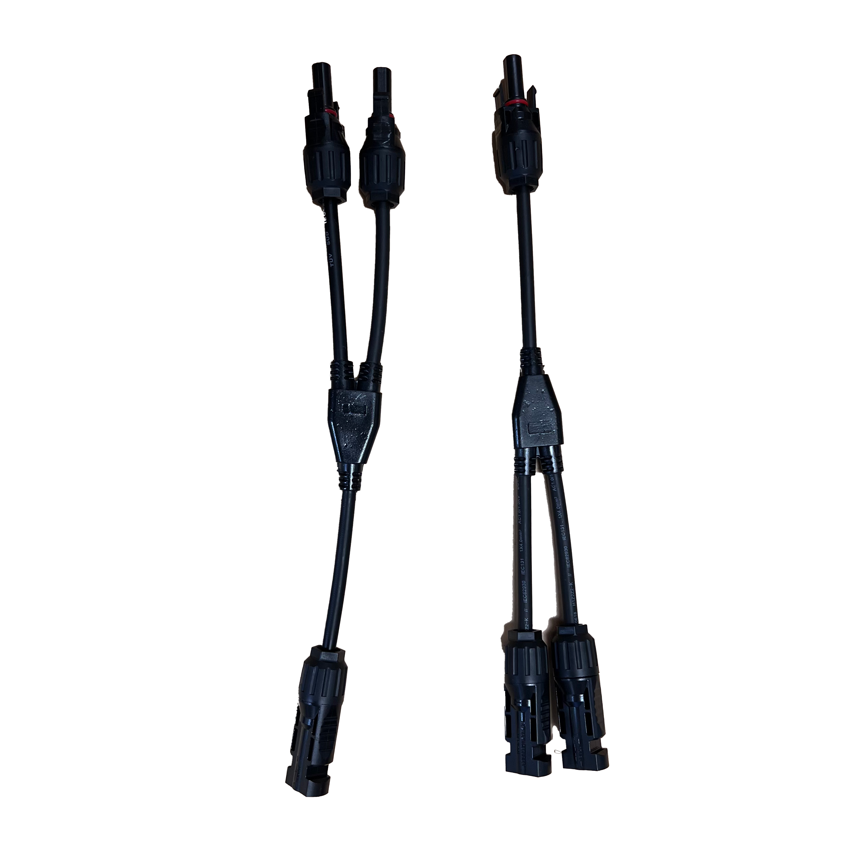 1 Pair Solar Panel Y Connectors - 30A Parallel Branch Connectors for Solar Electric Systems - Perfect for RV, Off-Grid & Home Solar Panel Wiring