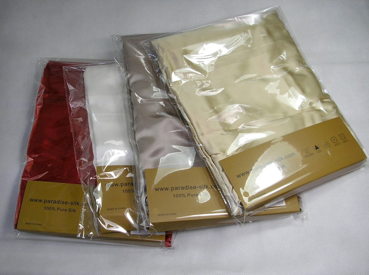 19MM Heavy Weight Seamless Silk Sheets Set - 4pc Queen Size Bedding (Fitted & Flat Sheets) in Gold | Luxury Soft & Breathable for All-Season Comfort - Perfect for Master Bedrooms, Guest Rooms & Hotel Style Decor