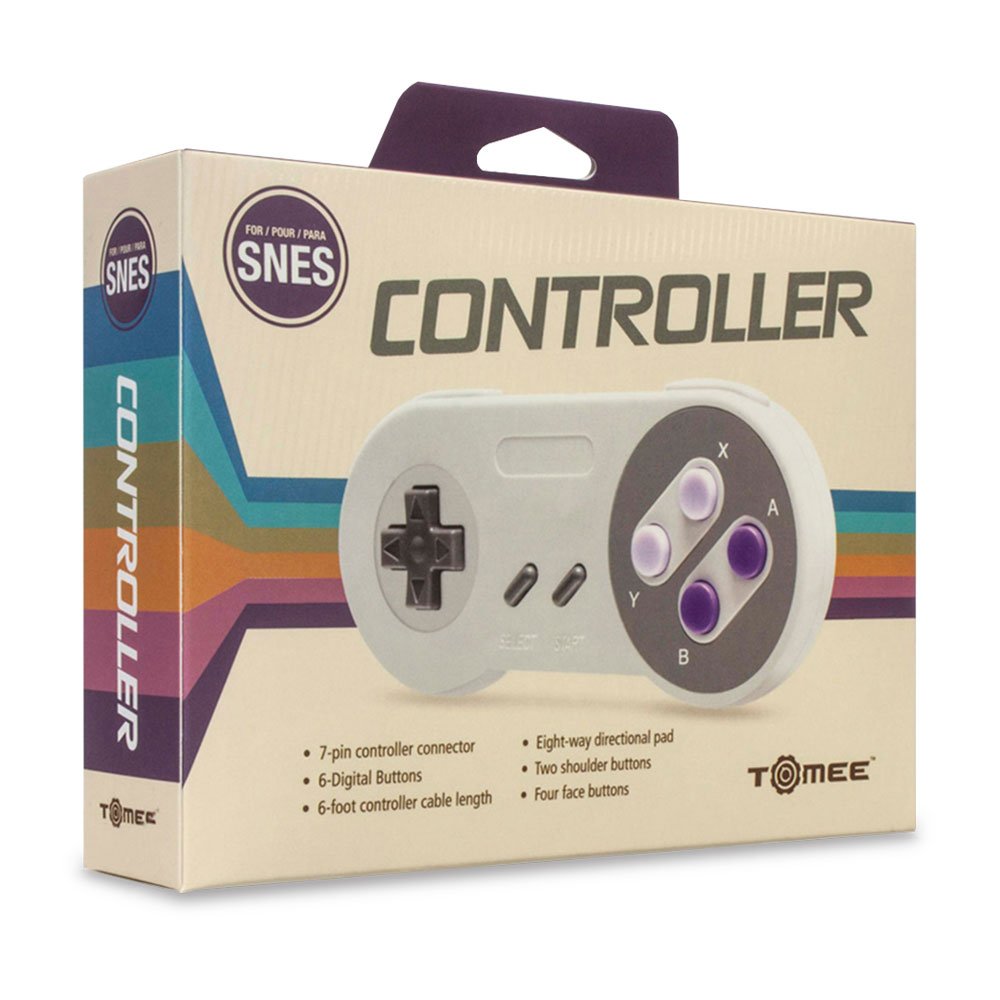 Original SNES Controller - Classic Gamepad for Super Nintendo Entertainment System - Perfect for Retro Gaming & Nostalgic Play