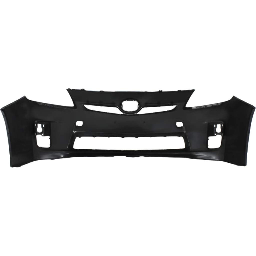 CAPA Certified Toyota Prius Front Bumper Cover 2010-2011 Model | Primed Replacement with Headlights | Part# TO1000359 & 5211947917 | Perfect for Collision Repair & Auto Restoration Projects