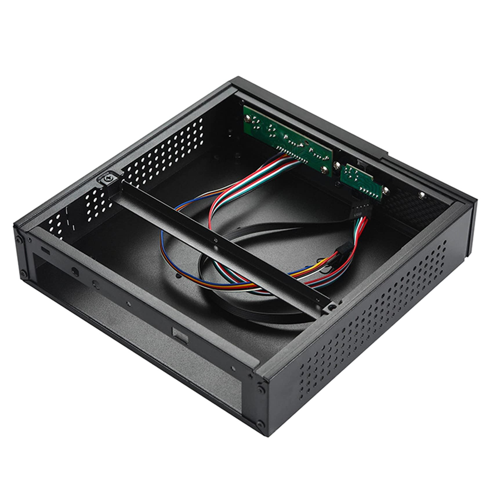 Cusstally 2 x ITX TX02 Mini PC Case for HTPC & Industrial Control