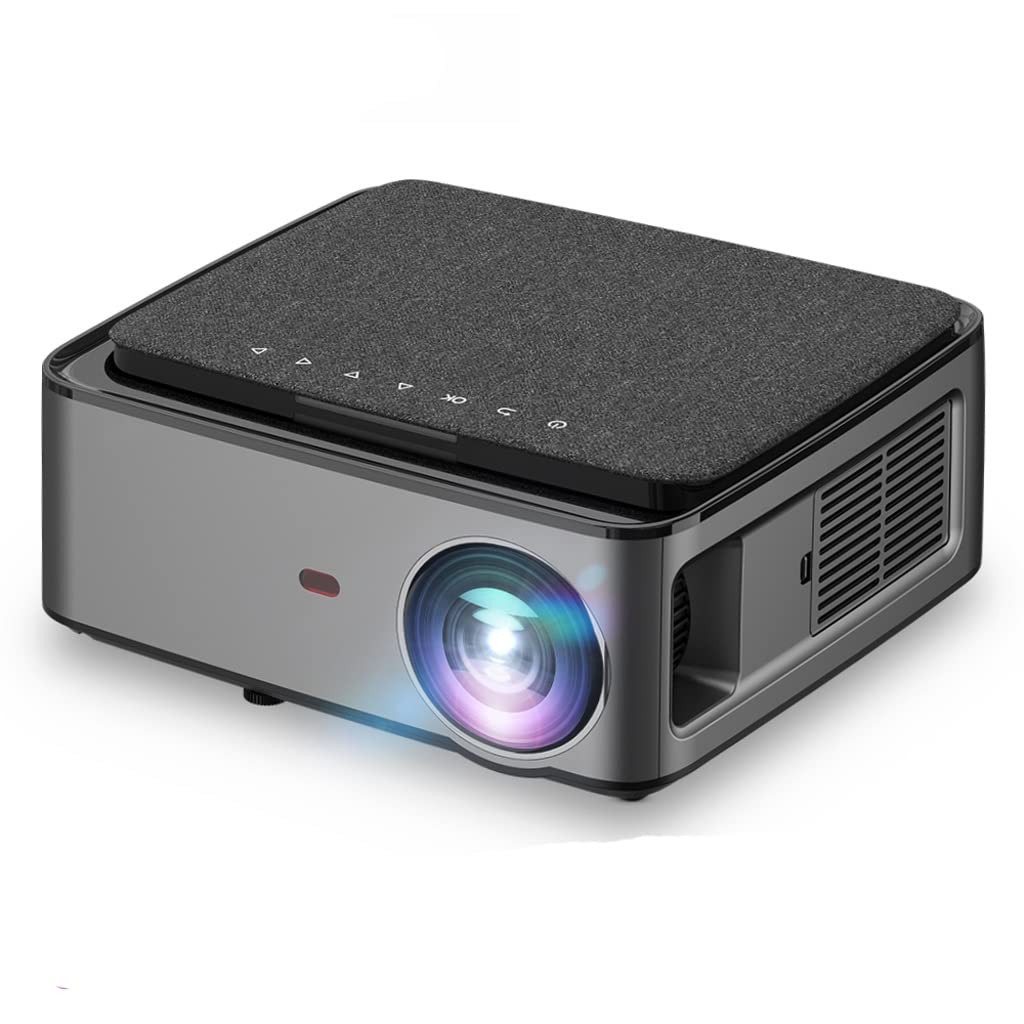 YADECL GA828 Full HD 1080p Native Projector with Android 9.0 - Smart LED Home Theater Projector for Movies, Gaming & 3D Viewing | Wireless Phone Mirroring | Indoor & Outdoor Cinema Experience