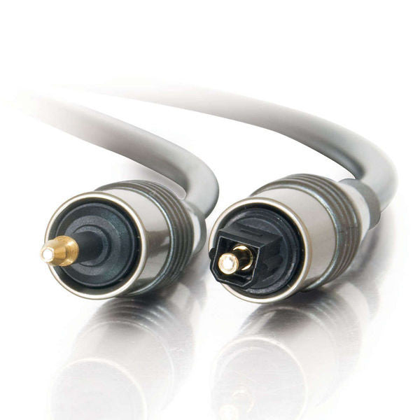 Premium TOSLINK to 1/8 Mini TOSLINK Digital Optical Audio Cable - Compatible with Apple MacBook, iMac & More - Perfect for Home Theater & Studio Audio Connections
