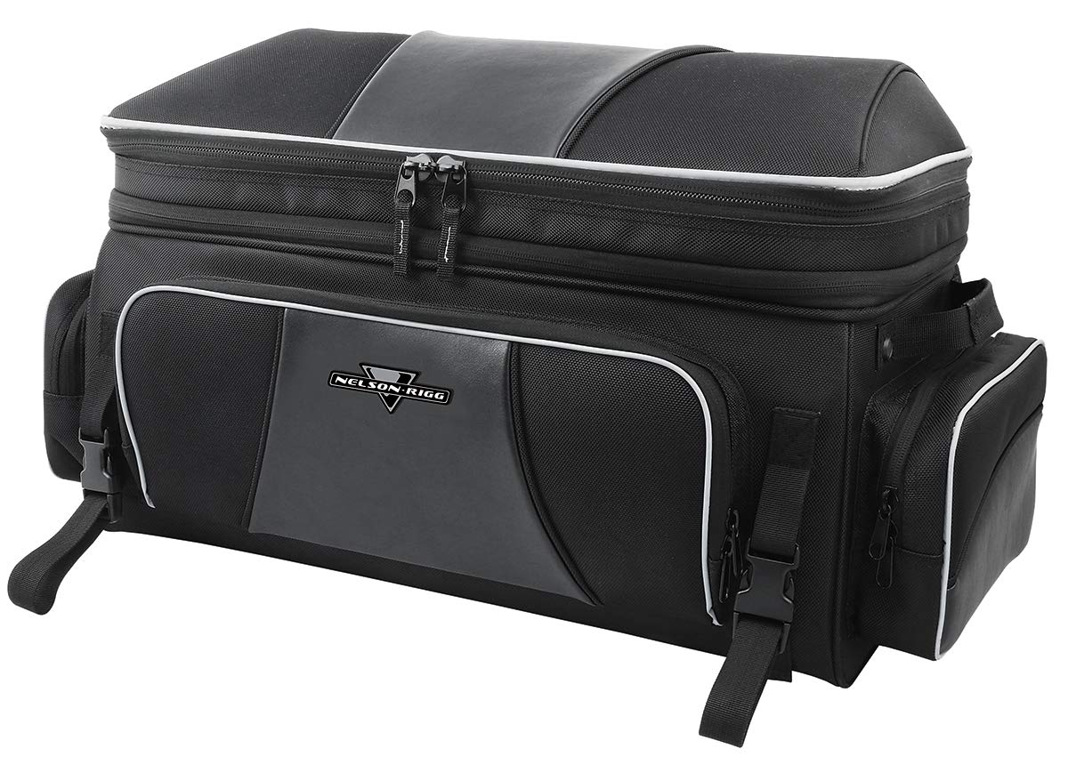 Nelson Rigg NR-300 Route 1 Traveler Tour Trunk Bag - Waterproof Motorcycle Luggage for Harley Davidson Ultra, Indian Roadmaster & Honda Gold Wing - Perfect for Long-Distance Rides & Road Trips