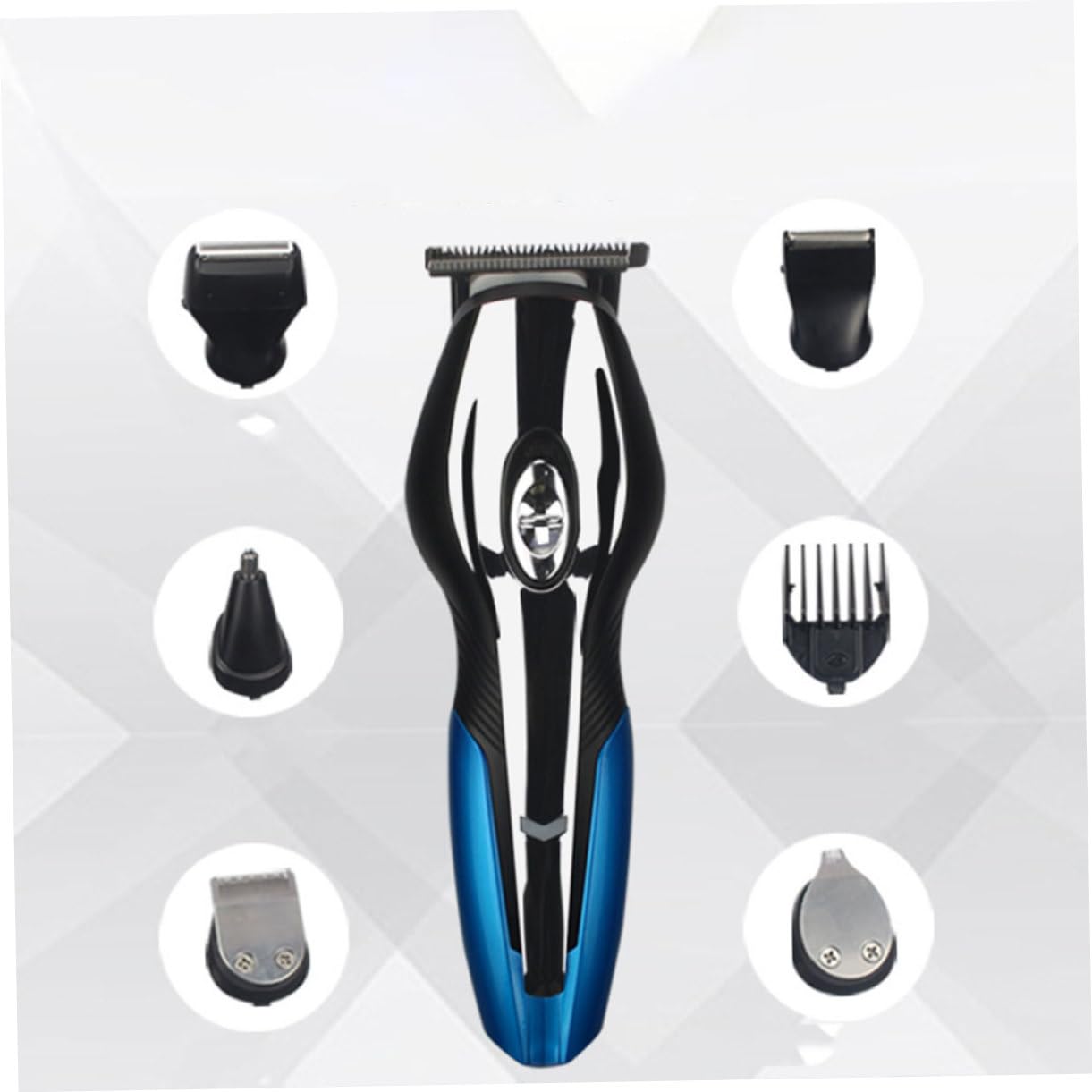 Hemoton Electric Shaver for Men - Rechargeable Foil Razor & Trimmer with Vacuum, Black - Perfect for Travel, Home & Office Grooming