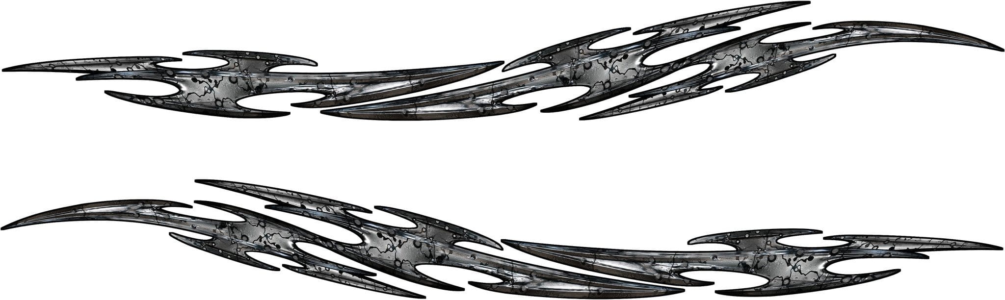 Tribal Flares Graphic Decals for Cars, Trucks & Semi Trailers - Custom Vinyl Stickers for Vehicle Customization - Perfect for Personalizing Your Ride, Showcasing Style on Highways & Car Shows
