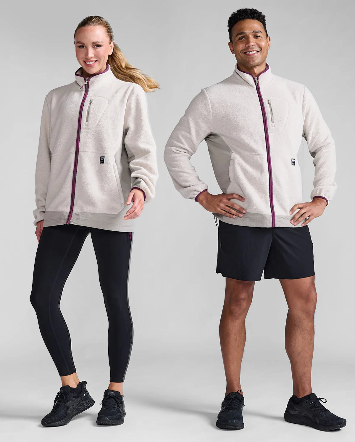 Polartec Sherpa Fleece Jacket for Men & Women - Warm Full Zip Up Winter Coat for Outdoor Activities, Hiking, and Camping