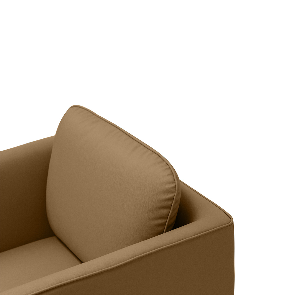 Fontana Armchair - Modern Accent Chair for Living Room, Bedroom & Office - Stylish Upholstered Lounge Chair with Wooden Legs - Perfect for Relaxing, Reading & Decor