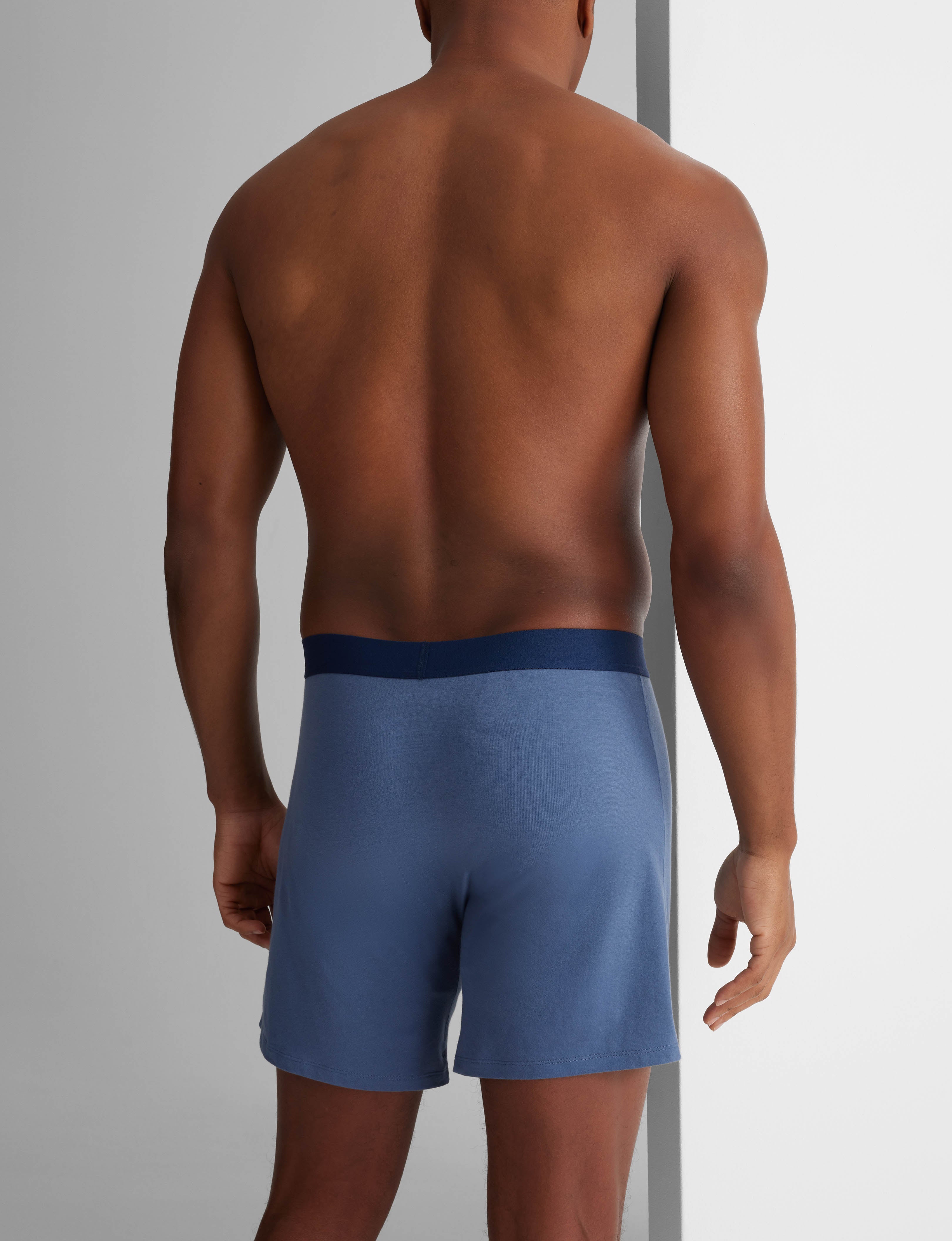 Breathable Cotton Relaxed Fit Boxer Briefs - 6 Pack for Men | Soft & Comfortable Underwear for Everyday Wear, Workout & Sleep