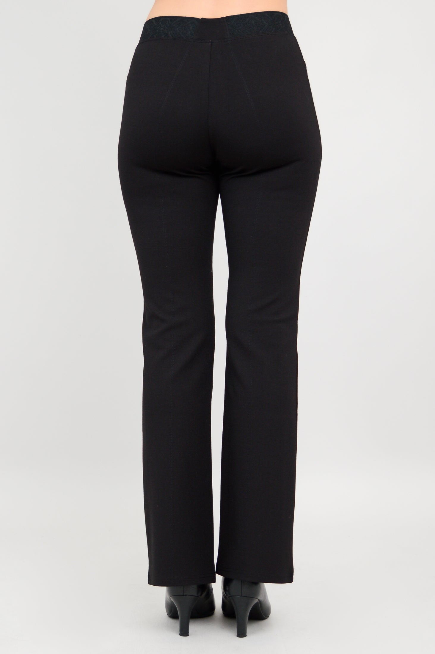 Premium Black Modal Yoga Pants for Women - High Waisted Stretchy Workout Leggings for Yoga, Gym, Running & Lounge Wear
