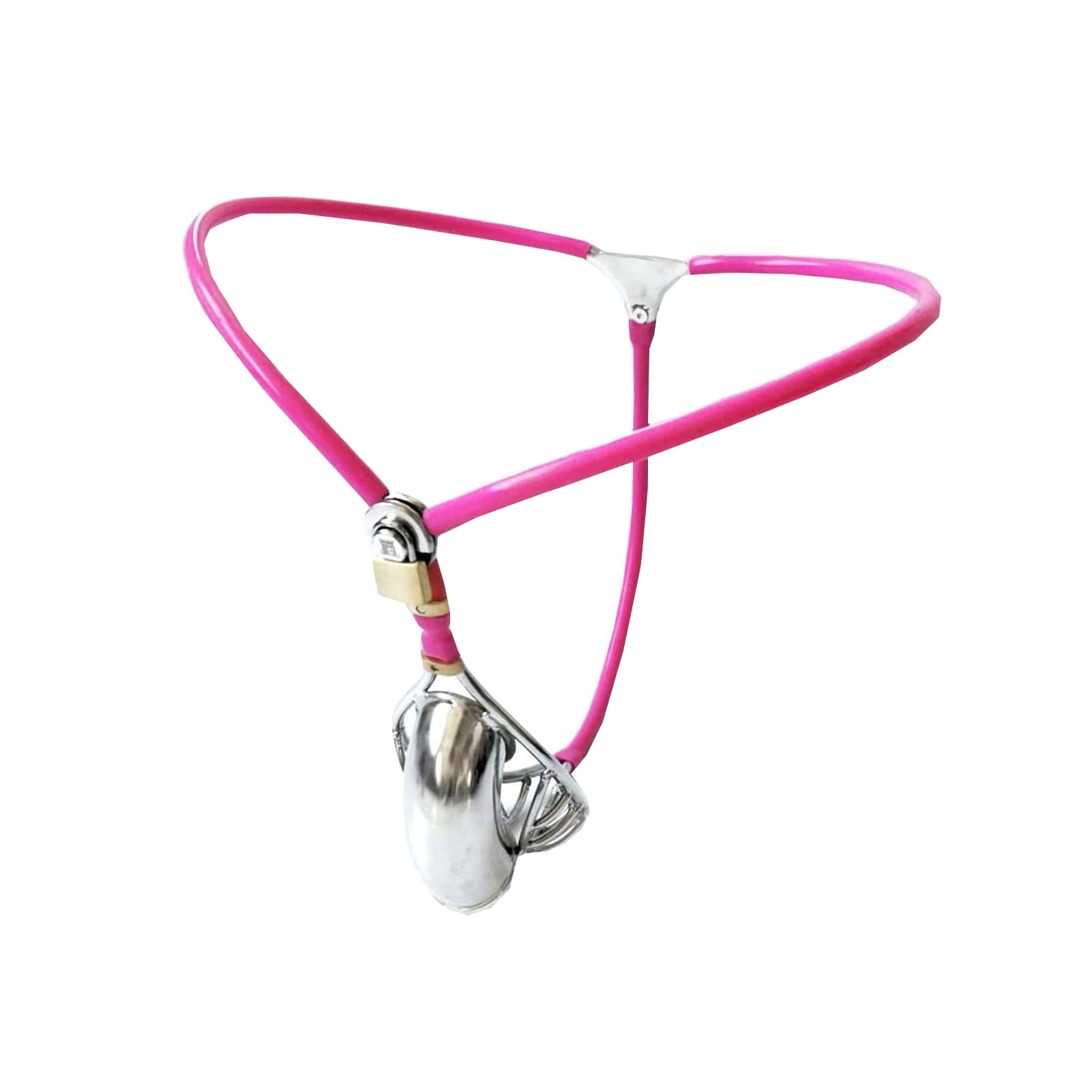 Leesuo Adjustable Stainless Steel Male Chastity Belt - Invisible Cage Device for Comfort & Discretion | Perfect for BDSM, Fetish Wear, and Discreet Underwear Under Pants or Boxer Briefs