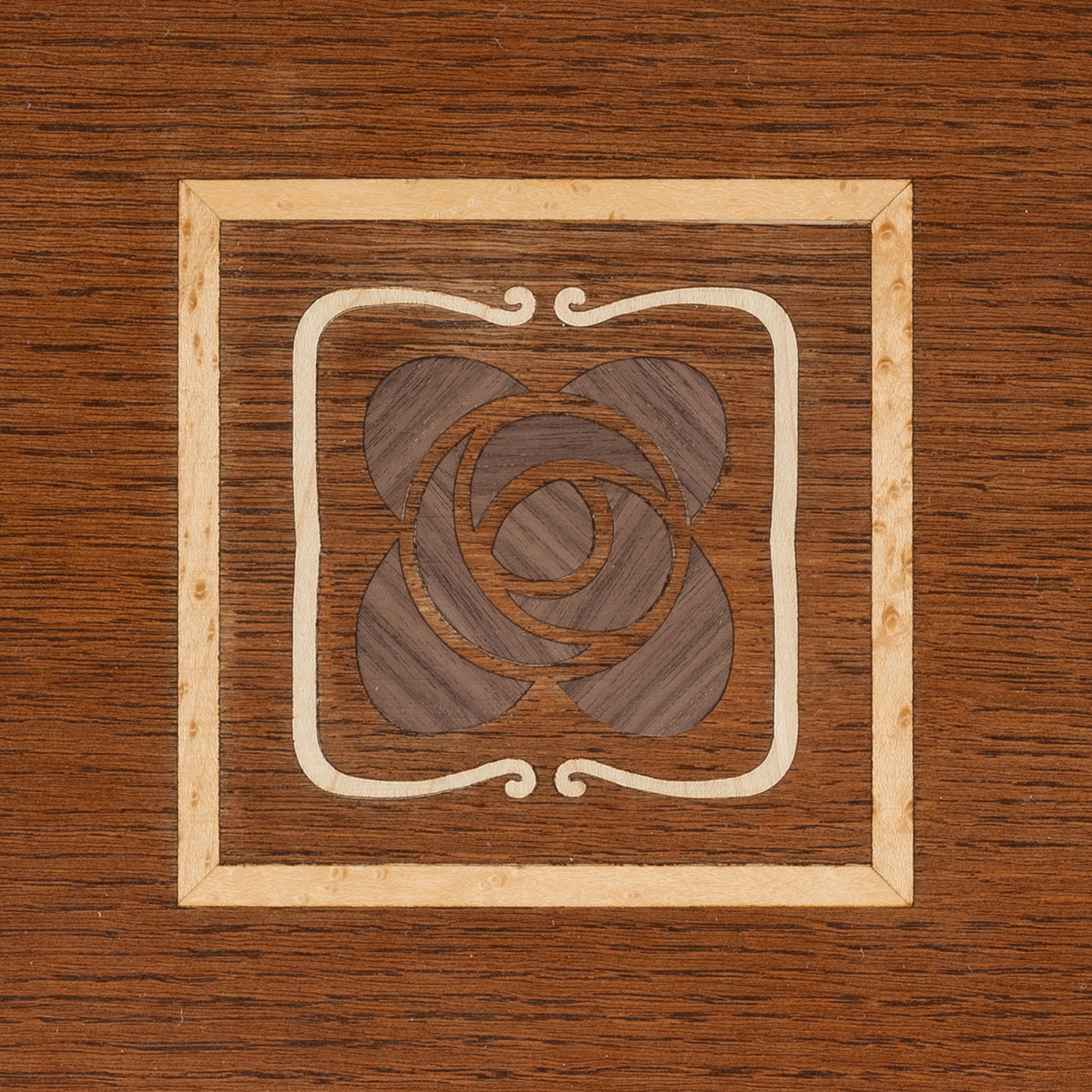 Mission Rose Serving Tray - Elegant Wooden Tray for Coffee, Breakfast, and Home Decor | Perfect for Dining, Entertaining, and Gift Giving