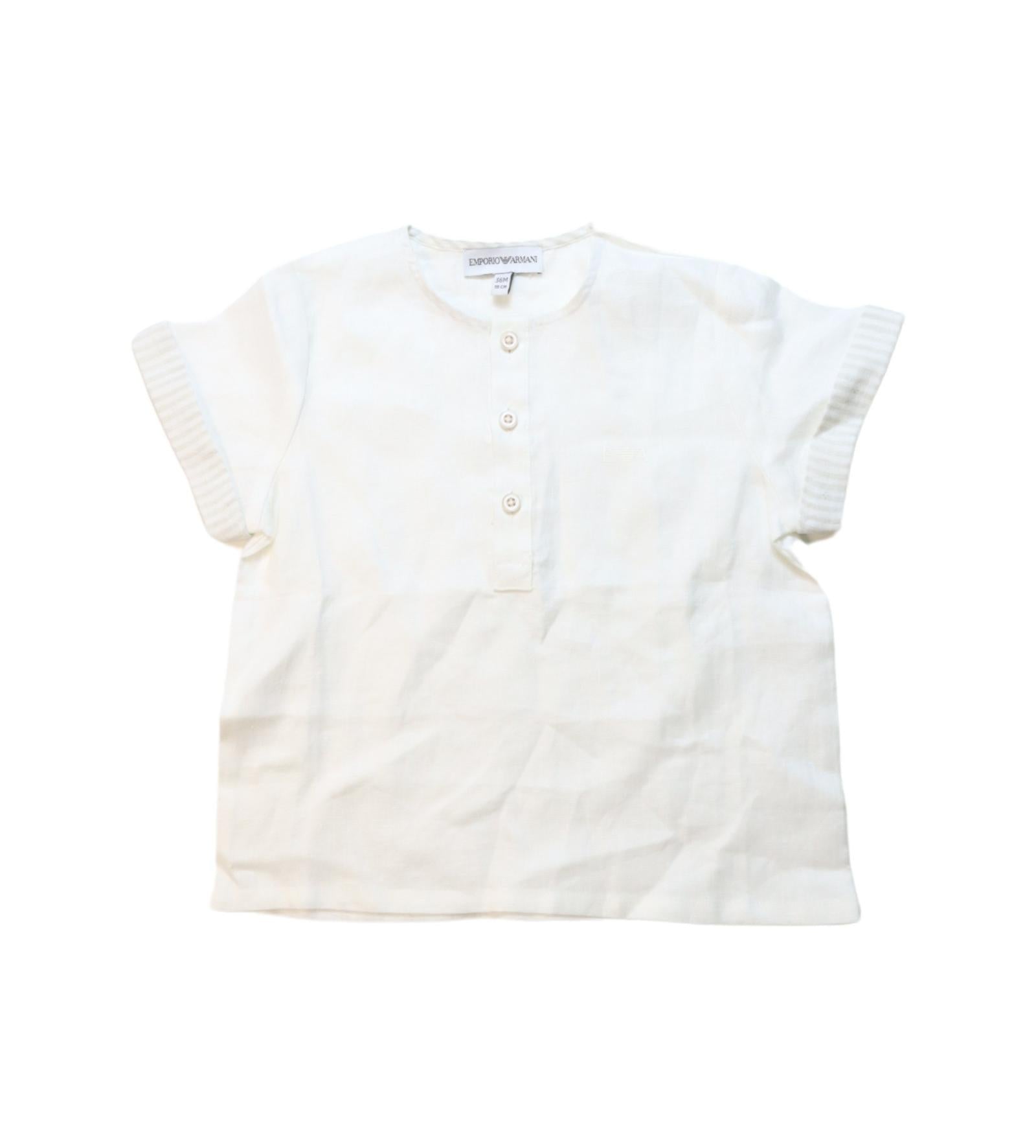 Armani Kids Short Set for Boys 3T - Stylish and Comfortable Summer Outfit for Toddlers - Perfect for Playdates, Beach Trips, and Casual Wear