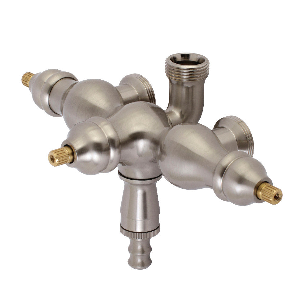 Vintage Aqua AET400 2-Hole Deck Mount Tub Faucet - Body Only for Bathroom Sink & Bathtub Installation | Perfect for Retro Home Renovation & Spa Style Decor