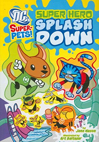 DC Super Pets! Super Hero Splash Down - Fun Bath Time Toys for Kids, Perfect for Superhero Themed Bath Play & Toddler Water Activities