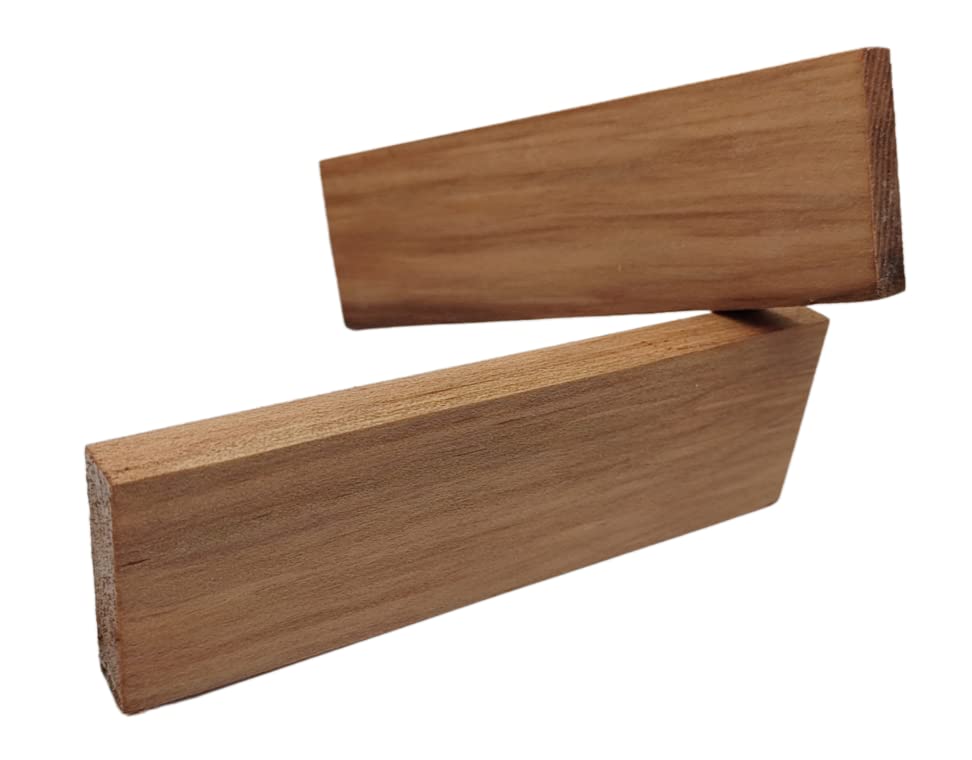Premium Old Growth Redwood Knife Handle Scales - Perfect for Custom Knife Making, Woodworking & DIY Projects - Natural Wood Texture for Ergonomic Grip - Ideal for Hunting, Camping & Outdoor Survival Tools
