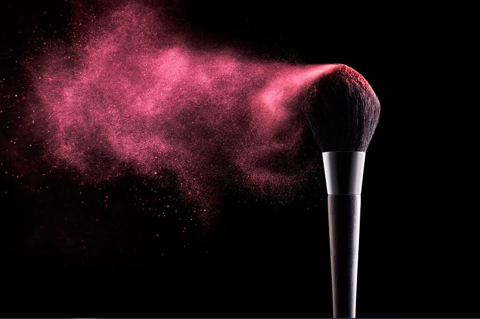 Beambox 5-Piece Professional Makeup Brush Set - Synthetic Bristles, Foundation Brush, Eyeshadow Brush, Highlighter Brush, Eyebrow Brush & Lip Brush - Perfect for Daily Makeup, Travel & Professional Use