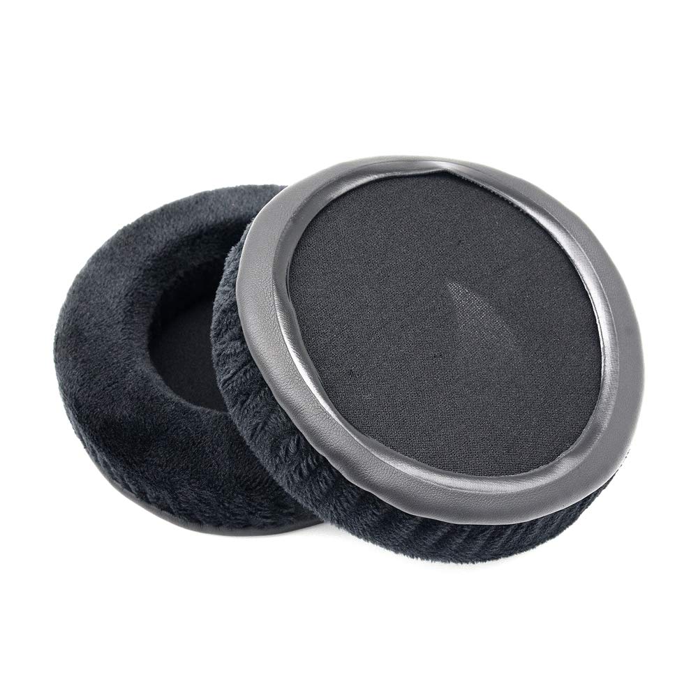 Soft Velvet Ear Pads Replacement Cushions - Compatible with Razer Kraken HD440, V70, DN-HP1000 & HD-440 Headphones - Comfortable Foam Pillow Covers (Black) - Perfect for Gaming, Music & Long Wear Sessions
