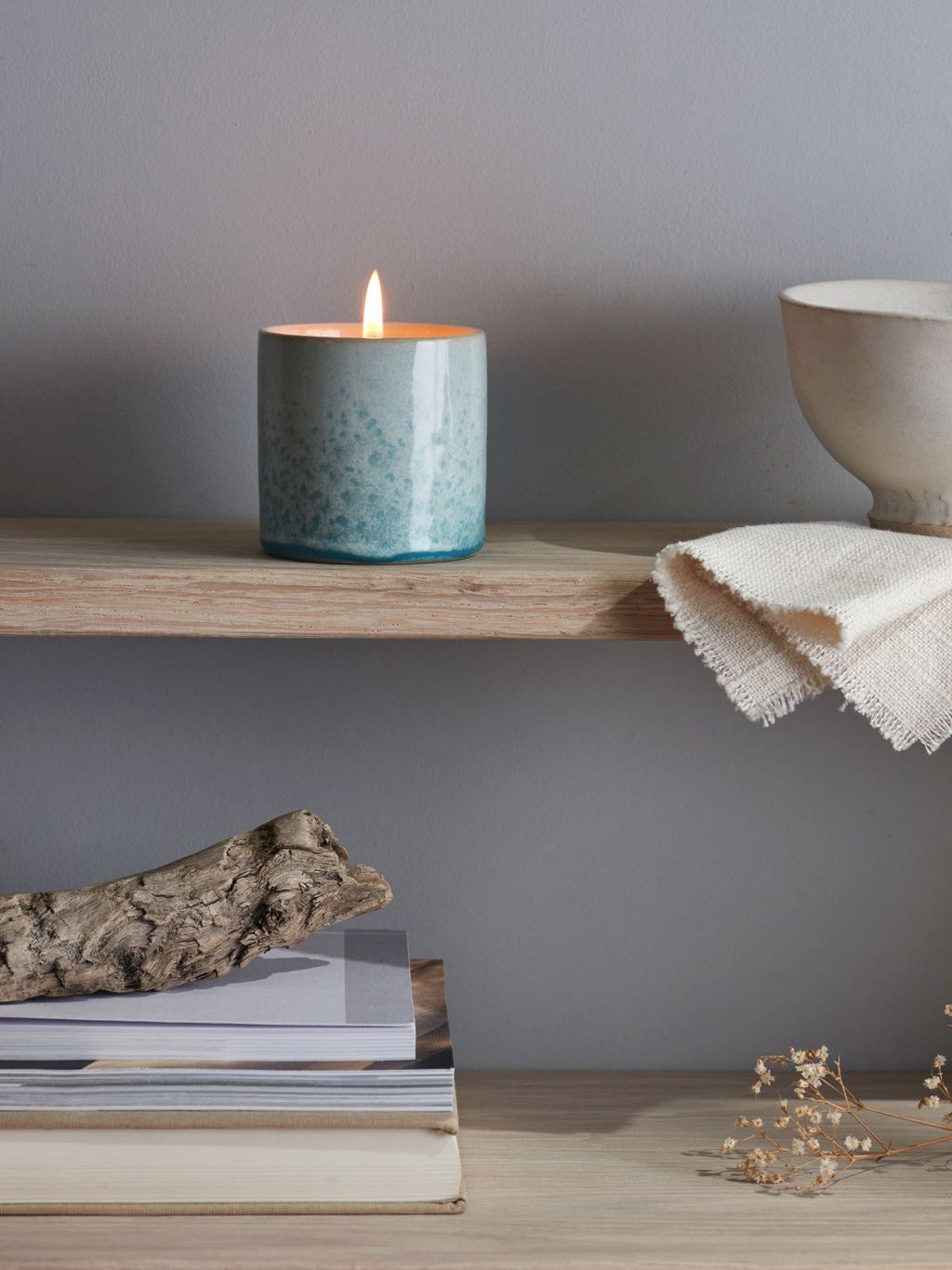 St. Eval Sea & Shore Scented Candle in Ceramic Pot - Wild Gorse Fragrance for Home Decor, Relaxation & Aromatherapy - Perfect for Living Rooms, Bedrooms & Spa Settings