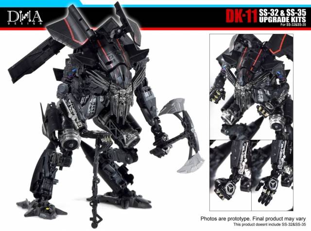 DNA Design DK 11 Upgrade Kit for Transformers Studio Series Jetfire & Optimus Prime SS-32 SS-35 - Enhance Your Figures for Display & Customization