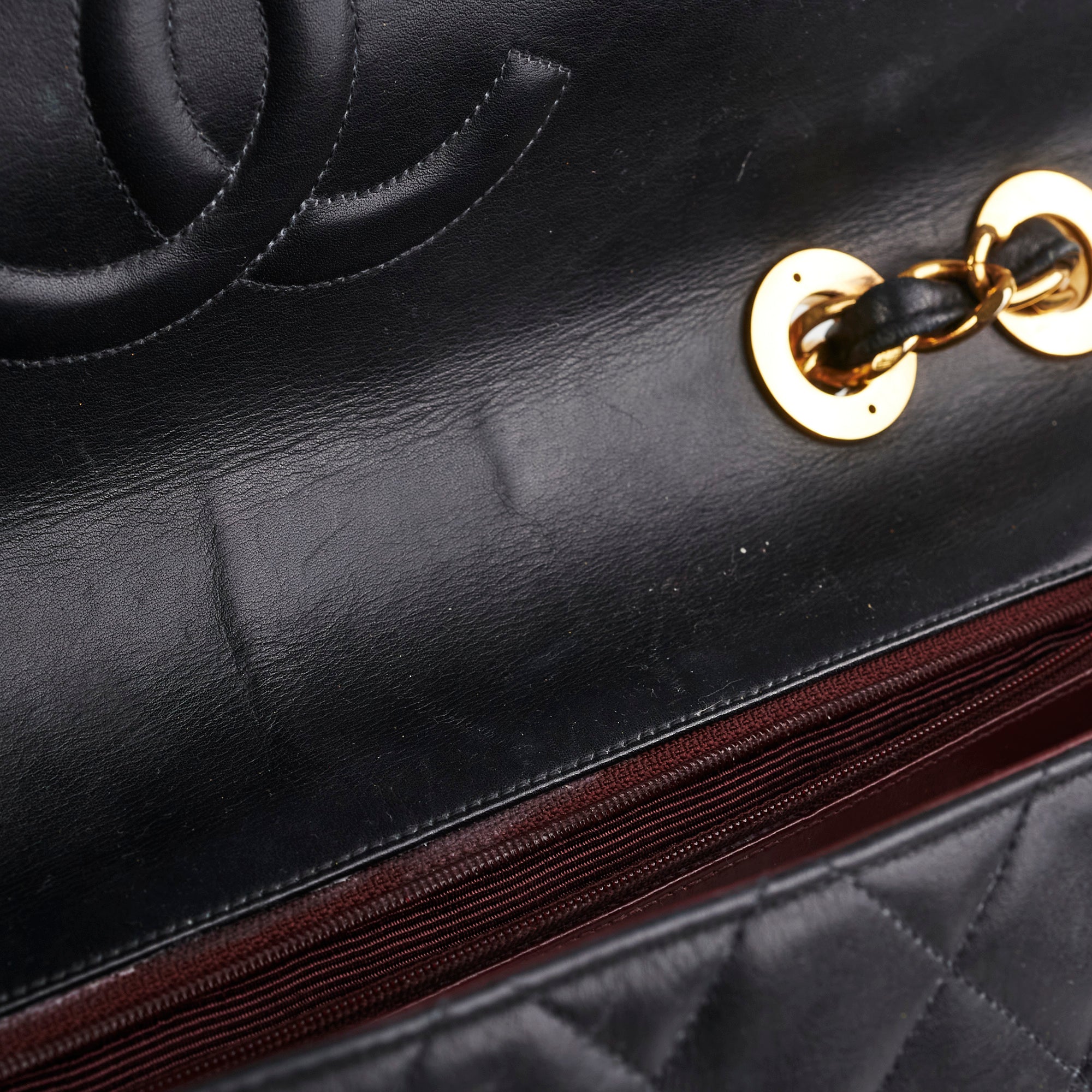 Vintage Chanel Maxi Jumbo Black Leather Flap Bag - Classic Luxury Handbag for Women, Perfect for Evening Parties, Date Nights & Special Occasions