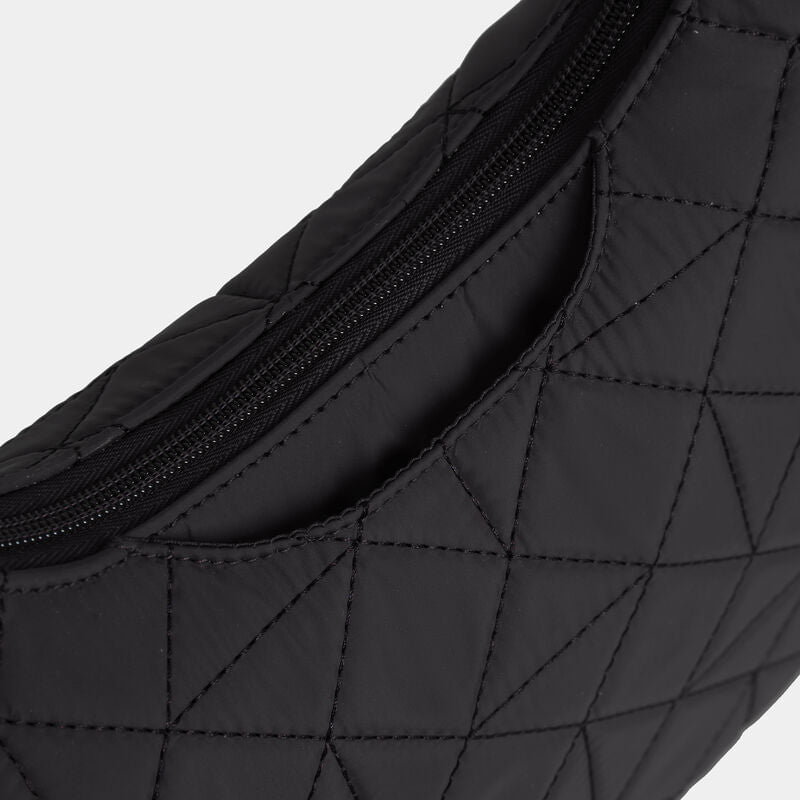 Travelon Anti-Theft Boho Slouchy Crossbody Bag - Geo Black | Secure & Stylish Purse for Women | Perfect for Travel, Commuting & Everyday Use