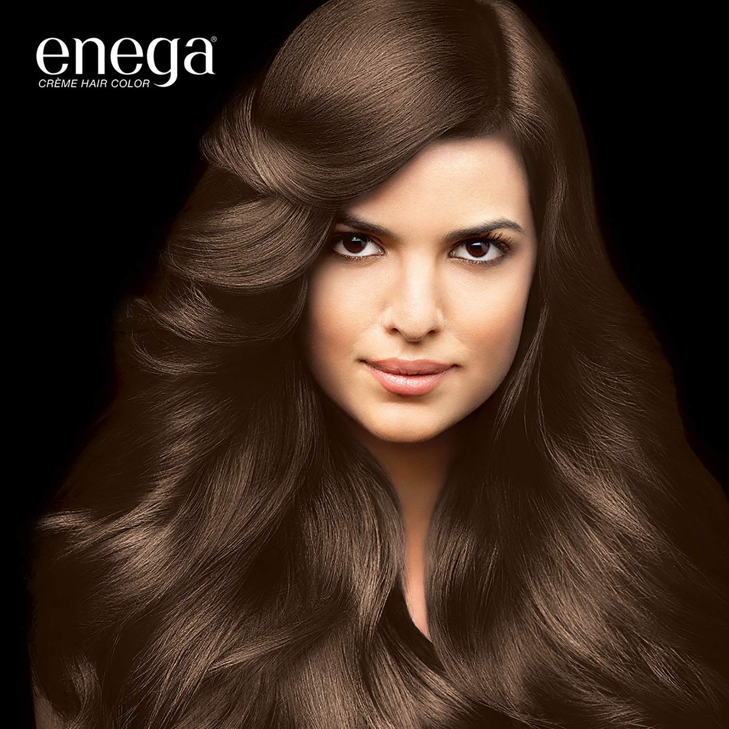 Enega Ammonia-Free Long Lasting Gray Coverage Hair Dye with Argan Oil & Green Tea Extract - Dark Brown Creme Hair Color (150ml, Pack of 3) | For Natural-Looking Roots Touch Up & Full Head Coloring at Home