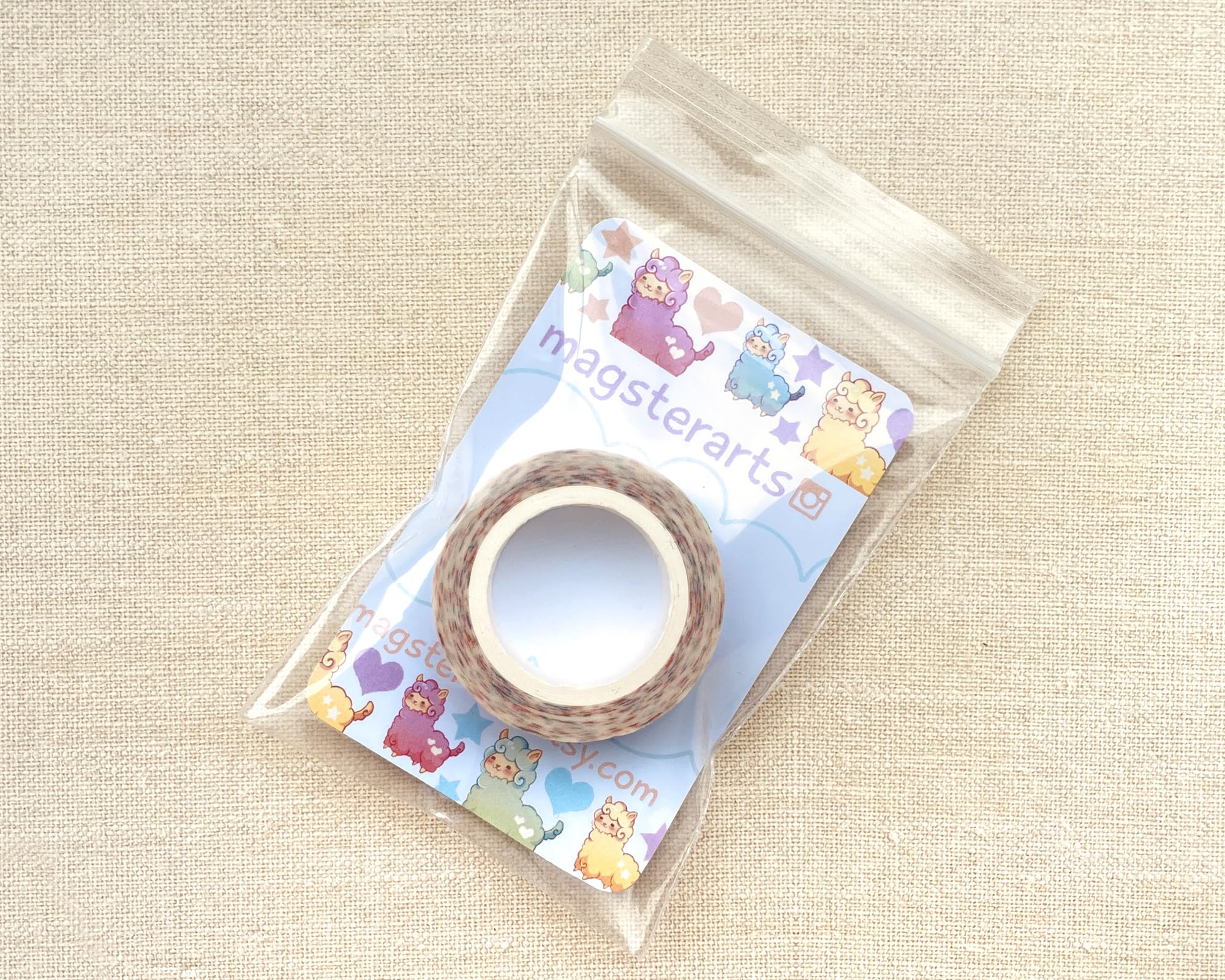 Premium Alpaca Washi Tape Set - Kawaii Cute Masking Tape for Planners, Journals & Scrapbooking - Decorative Animal Washi Tape for DIY Crafts, Bullet Journaling & Planner Supplies - Perfect for School, Office & Home Decor