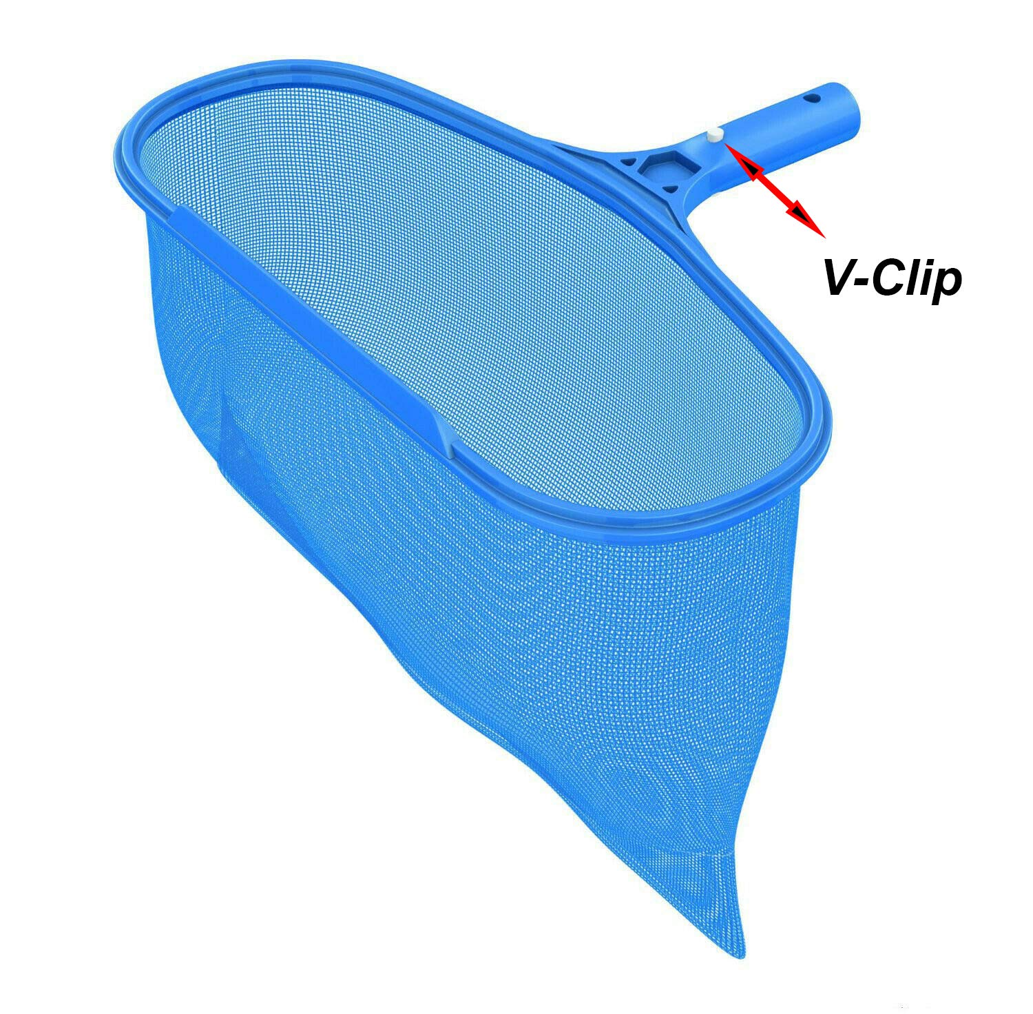 ATIE Butterfly Pool Clips - 6 Pack Heavy Duty Swimming Pool Accessories for Brush, Skimmer, Vacuum & Telescopic Pole | Secure Attachment Clips for Pool Cleaning Tools | Perfect for Inground & Above Ground Pools
