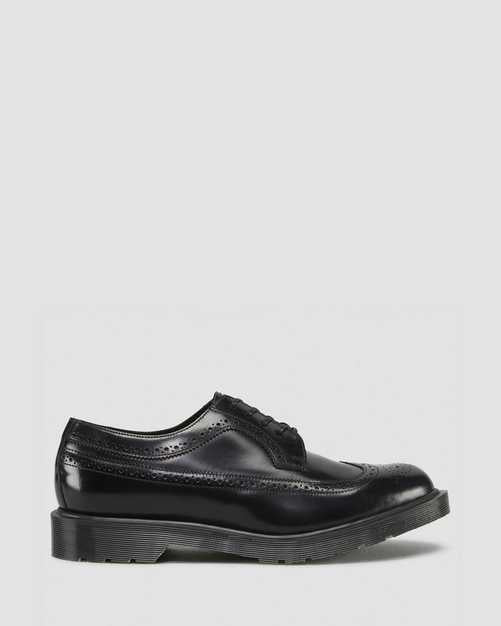 Premium Black Boanil Brush Oxford Shoes - Handcrafted in England | Formal & Business Attire, Weddings, Office Wear