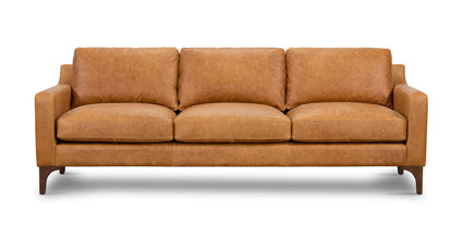 Luxury Sorrento Genuine Leather Sofa - Modern Comfort for Living Room, Office & Lounge - Perfect for Home Decor & Relaxation