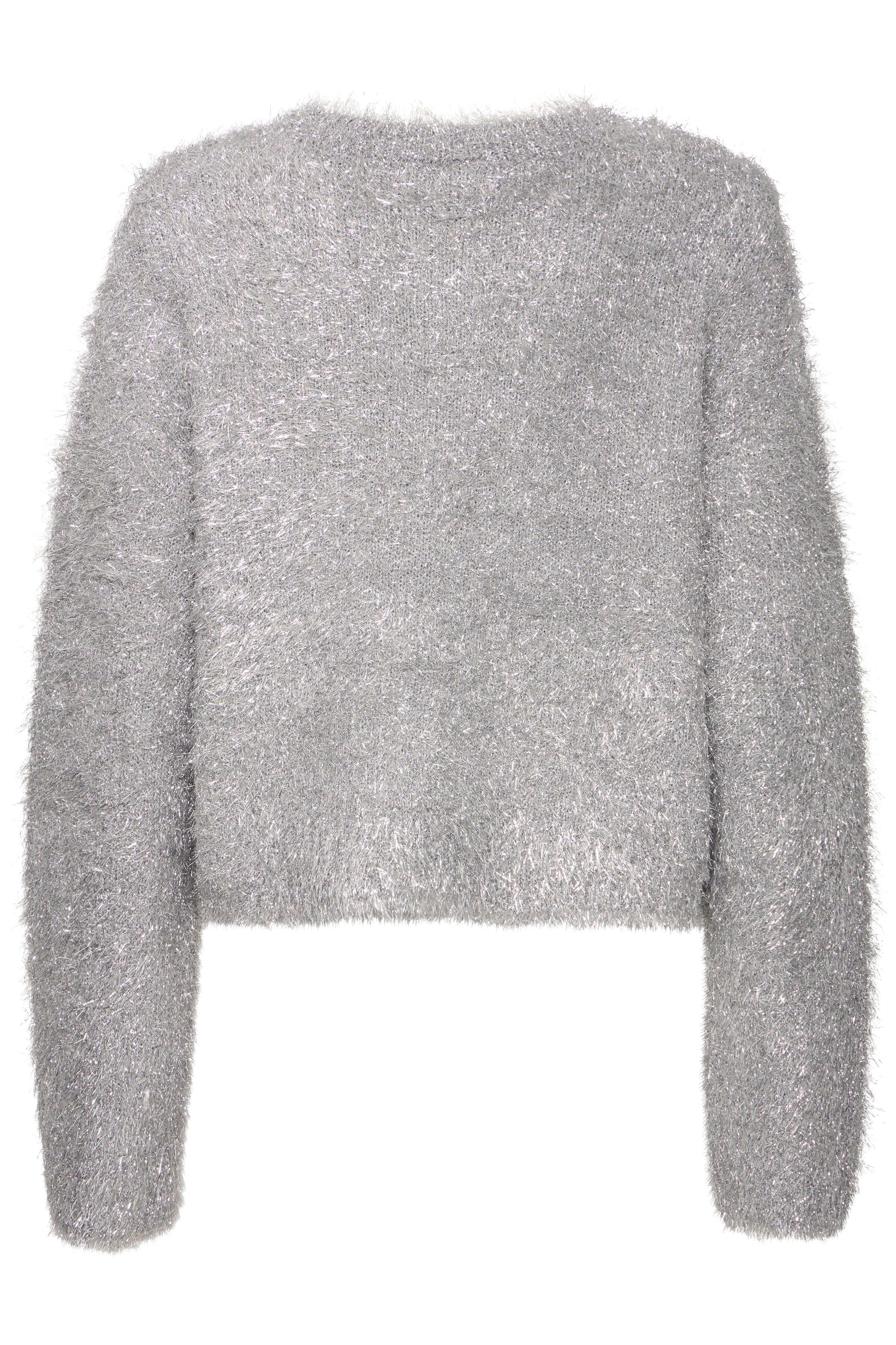 Lizzie Metallic Silver Jumper Dress for Women - Elegant Party & Evening Wear