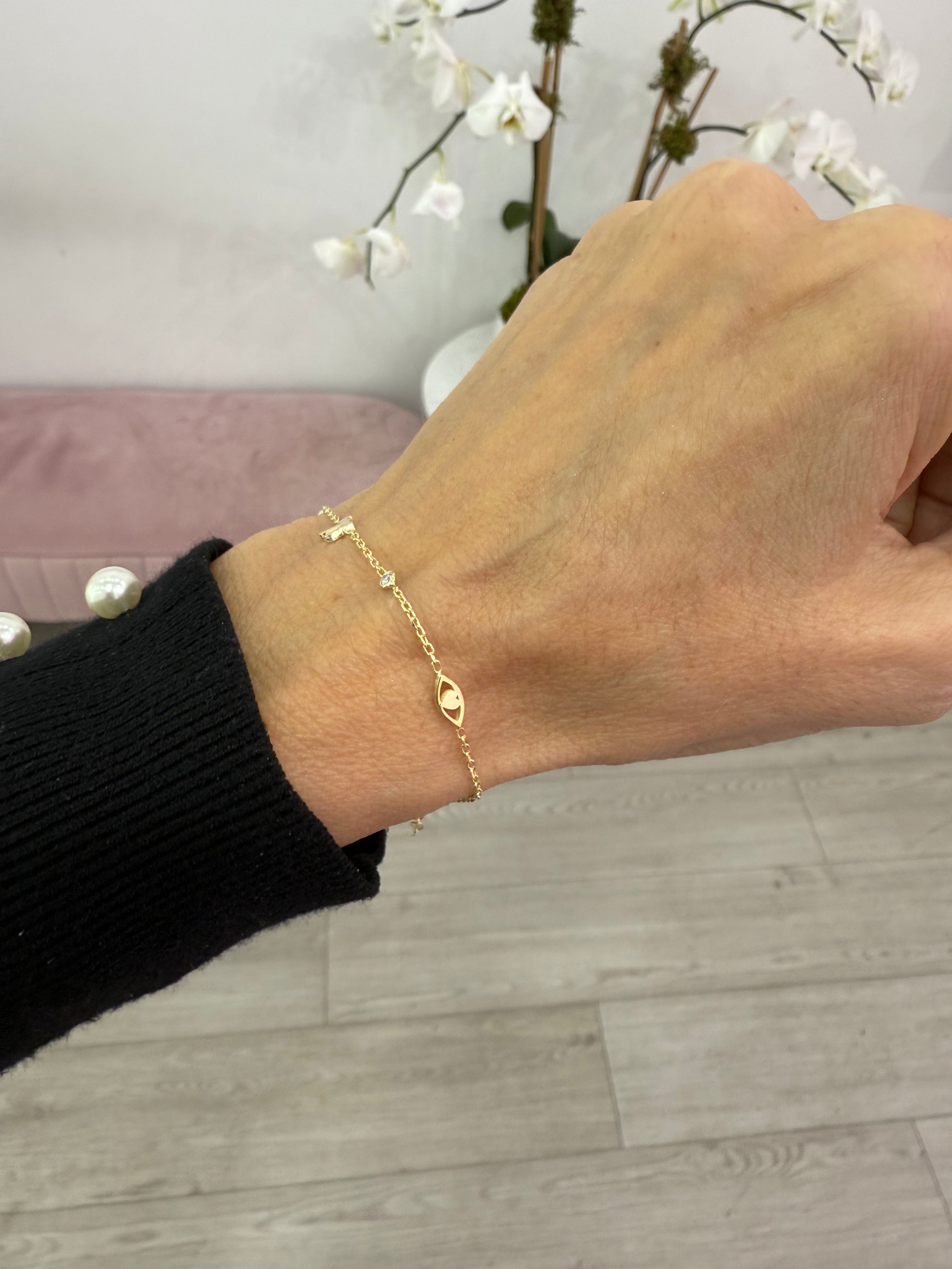 Mini Star of David Chai Eye Choker Necklace or Bracelet - Elegant Jewish Jewelry for Women, Men - Perfect for Hanukkah, Bar Mitzvah, Wedding & Everyday Wear