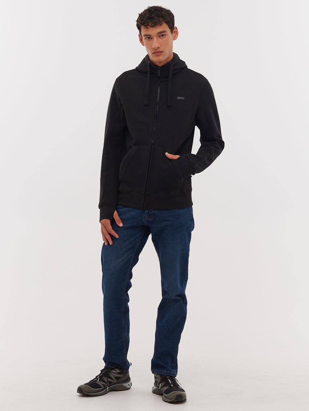 Croston Zip Up Hoodie for Men & Women - Lightweight Fleece Pullover with Front Pockets | Perfect for Casual Wear, Gym, and Outdoor Activities